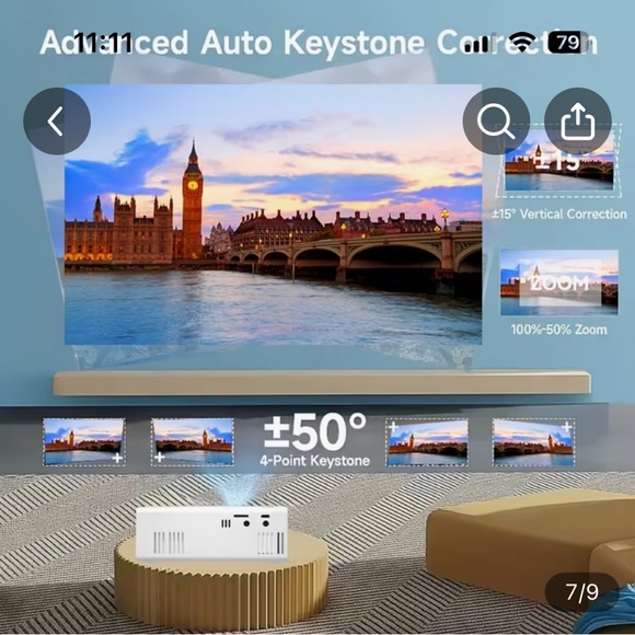 Portable Projector - Picture 4 of 6